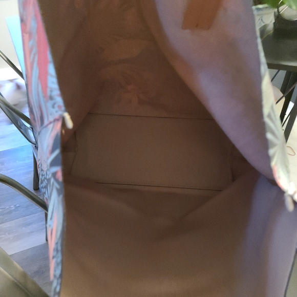 Tory Burch Kerrington NS tote/ Calathea print - Picture 3 of 4